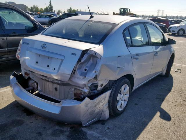 3N1AB61E39L652917 - 2009 NISSAN SENTRA 2.0 SILVER photo 4