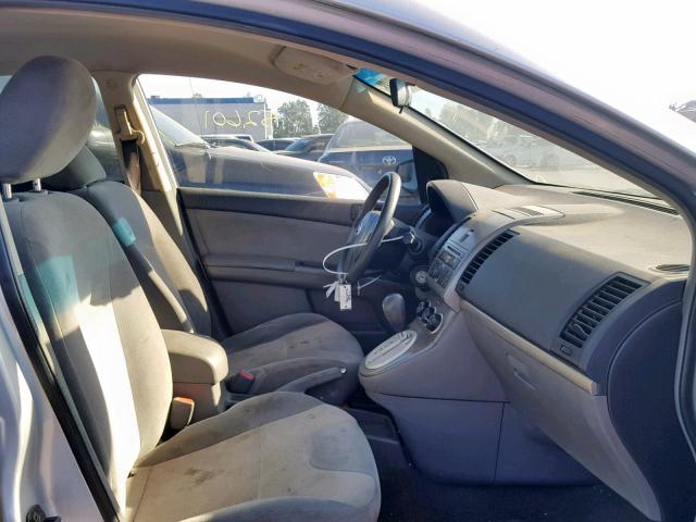 3N1AB61E39L652917 - 2009 NISSAN SENTRA 2.0 SILVER photo 5