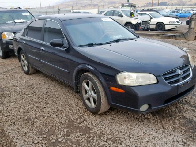 JN1CA31D61T821846 - 2001 NISSAN MAXIMA GXE BLACK photo 1