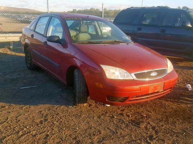 1FAFP34N75W104153 - 2005 FORD FOCUS ZX4 RED photo 1