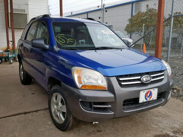 KNDJF724987477069 - 2008 KIA SPORTAGE L BLUE photo 1