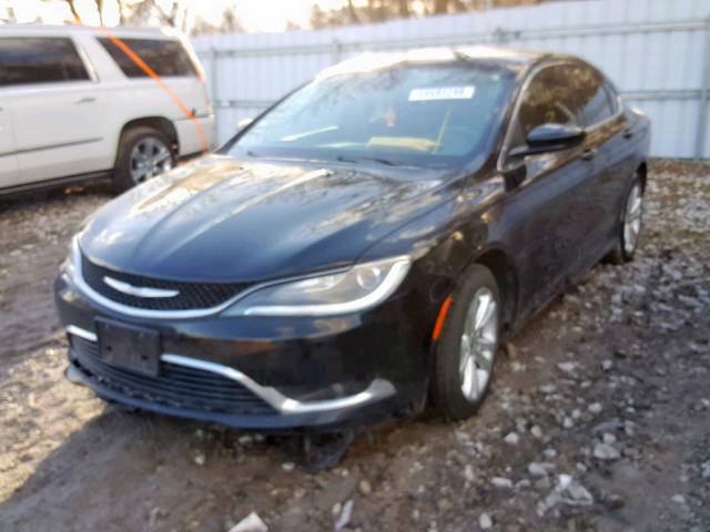 1C3CCCAG1FN736222 - 2015 CHRYSLER 200 LIMITE BLACK photo 2