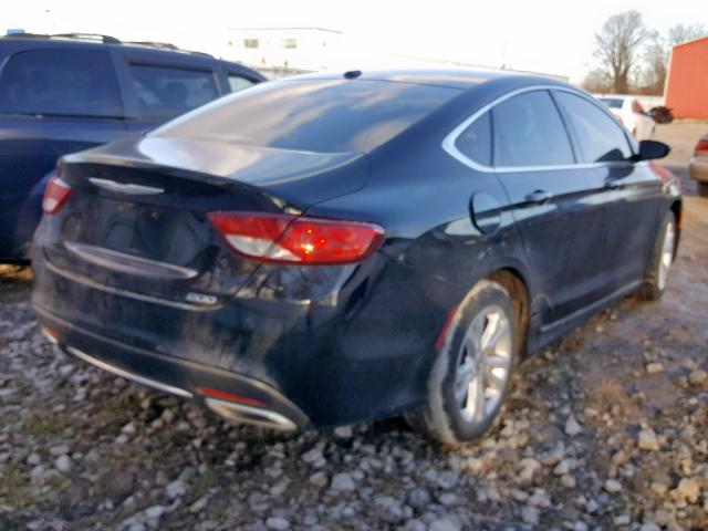 1C3CCCAG1FN736222 - 2015 CHRYSLER 200 LIMITE BLACK photo 4