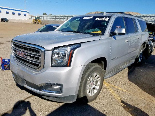 1GKS2GKC1KR251261 - 2019 GMC YUKON XL K SILVER photo 2