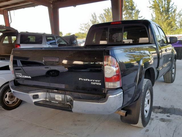 5TFTX4GNXCX011262 - 2012 TOYOTA TACOMA PRE BLACK photo 4