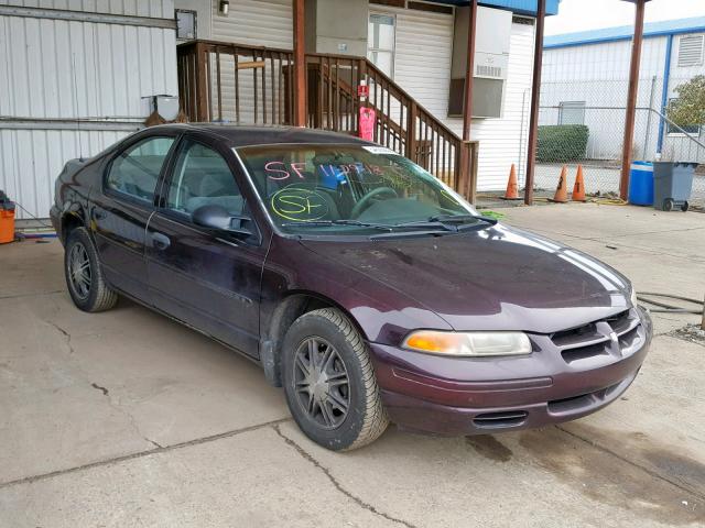 1B3EJ46X1VN579879 - 1997 DODGE STRATUS MAROON photo 1