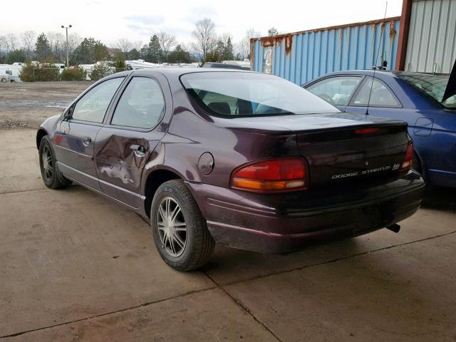 1B3EJ46X1VN579879 - 1997 DODGE STRATUS MAROON photo 3