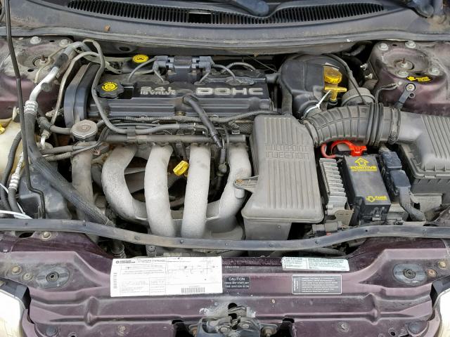 1B3EJ46X1VN579879 - 1997 DODGE STRATUS MAROON photo 7