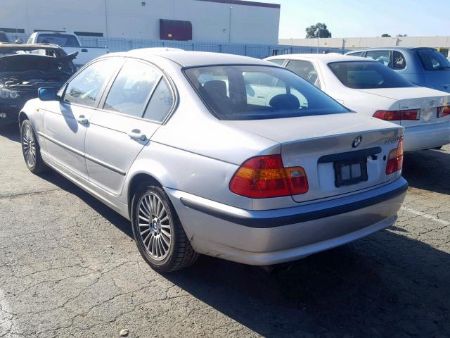 WBAEU33422PF67590 - 2002 BMW 325 XI SILVER photo 3