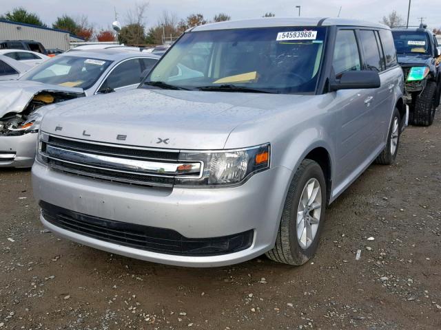 2FMGK5B83JBA09540 - 2018 FORD FLEX SE SILVER photo 2