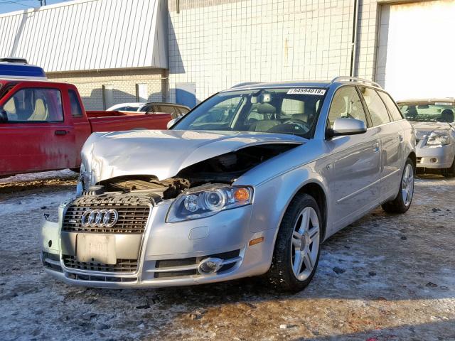 WAUKH78EX6A262294 - 2006 AUDI A4 3.2 AVA SILVER photo 2