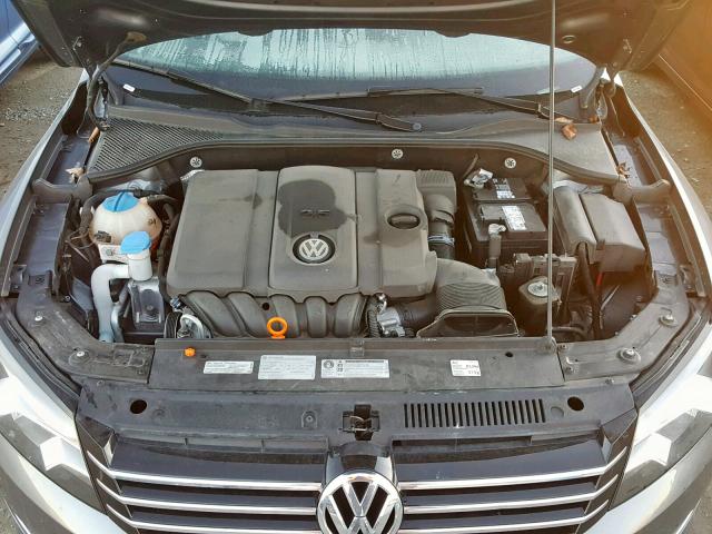 1VWBH7A30DC046481 - 2013 VOLKSWAGEN PASSAT SE GRAY photo 7