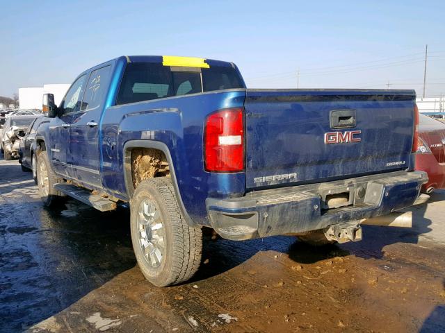 1GT12UE82GF302949 - 2016 GMC SIERRA K25 BLUE photo 3