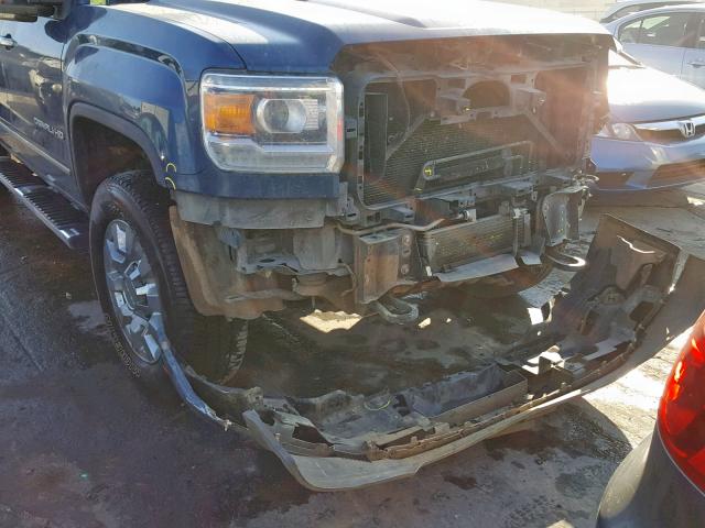 1GT12UE82GF302949 - 2016 GMC SIERRA K25 BLUE photo 9