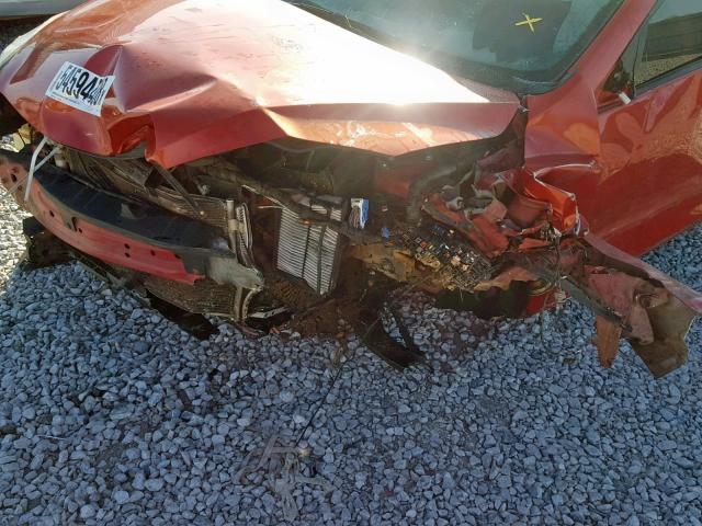 JM1BL1U53B1428542 - 2011 MAZDA 3 S RED photo 9