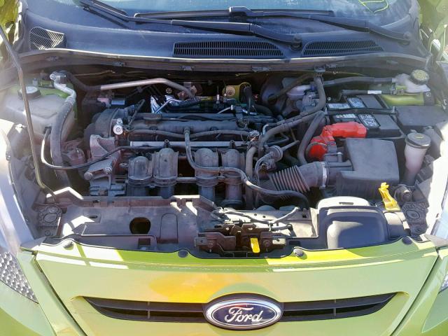 3FADP4EJ5CM215788 - 2012 FORD FIESTA SE GREEN photo 7