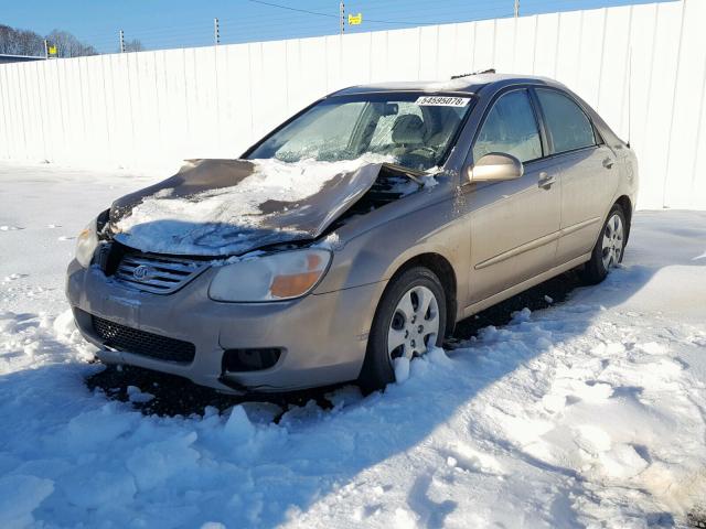 KNAFE121175478574 - 2007 KIA SPECTRA EX TAN photo 2