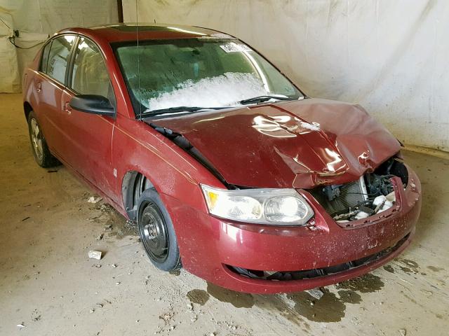1G8AL55F37Z146947 - 2007 SATURN ION LEVEL RED photo 1