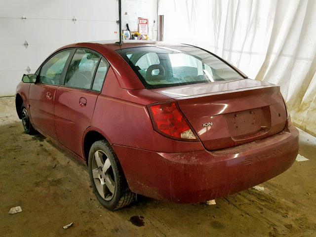 1G8AL55F37Z146947 - 2007 SATURN ION LEVEL RED photo 3