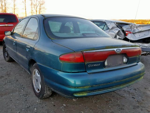 1FALP6538WK110361 - 1998 FORD CONTOUR BA GREEN photo 3