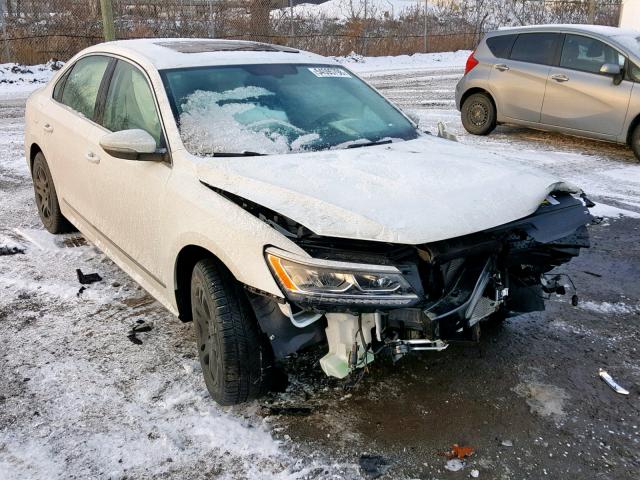 1VWBT7A35HC062275 - 2017 VOLKSWAGEN PASSAT SE WHITE photo 1