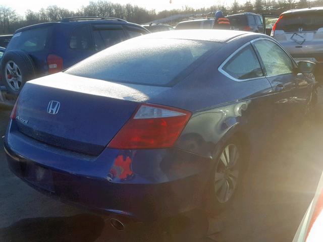 1HGCS12338A029374 - 2008 HONDA ACCORD LX- BLUE photo 4