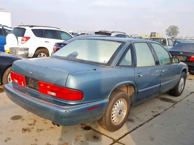 2G4WB52K7T1454041 - 1996 BUICK REGAL CUST TEAL photo 4