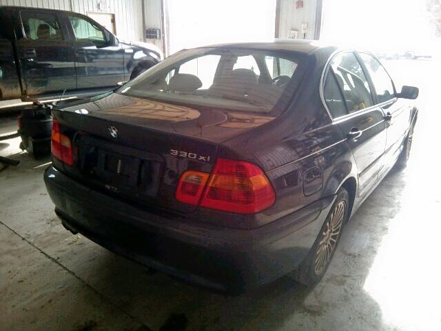 WBAEW53423PN30592 - 2003 BMW 330 XI BLACK photo 4