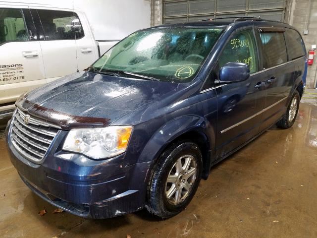 2A8HR54139R554332 - 2009 CHRYSLER TOWN & COU BLUE photo 2