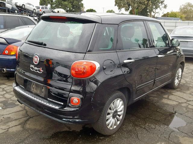 ZFBCFABH1EZ001166 - 2014 FIAT 500L EASY BLACK photo 4