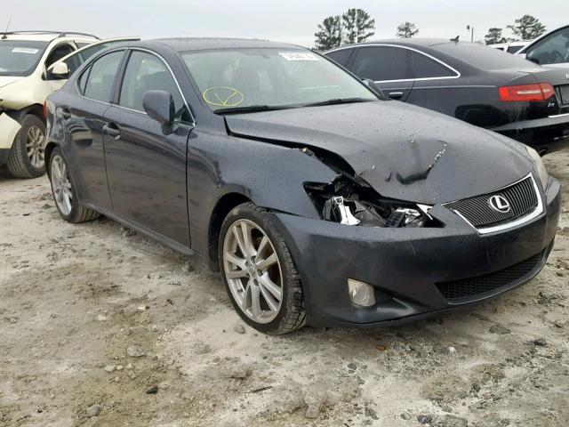 JTHBK262865006887 - 2006 LEXUS IS 250 BLACK photo 1