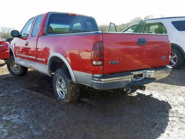 1FTDX1862VKA63785 - 1997 FORD F150 RED photo 3
