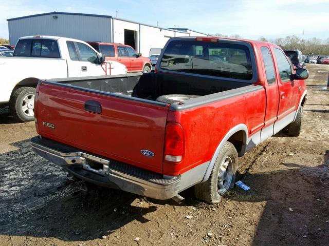 1FTDX1862VKA63785 - 1997 FORD F150 RED photo 4