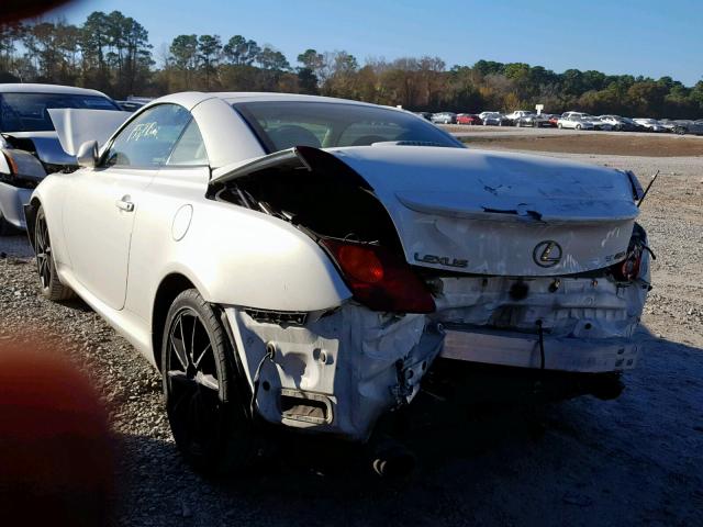 JTHFN48Y720021295 - 2002 LEXUS SC 430 WHITE photo 3