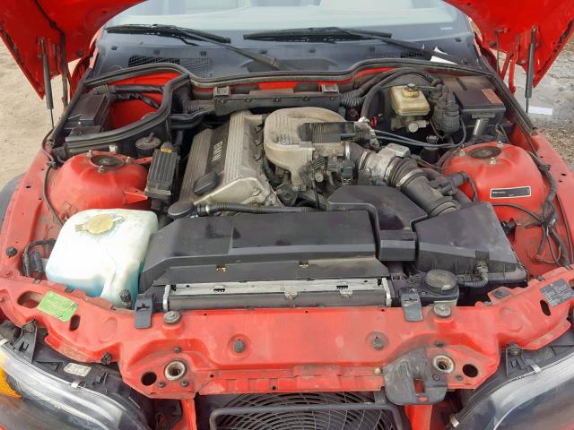 4USCH7326WLD15854 - 1998 BMW Z3 1.9 RED photo 7