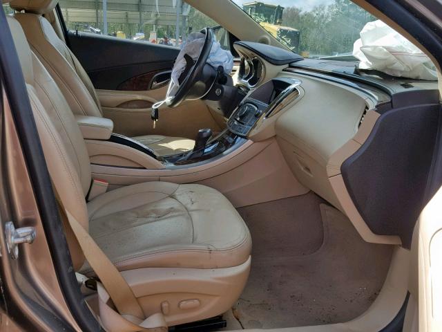 1G4GC5EG2AF234739 - 2010 BUICK LACROSSE C GRAY photo 5