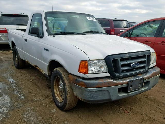 1FTYR10D55PA35553 - 2005 FORD RANGER WHITE photo 1