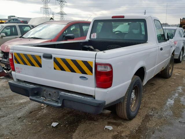 1FTYR10D55PA35553 - 2005 FORD RANGER WHITE photo 4