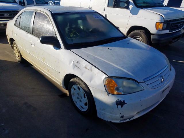 2HGES16523H500560 - 2003 HONDA CIVIC LX WHITE photo 1