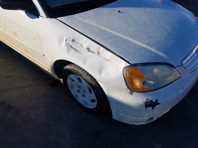 2HGES16523H500560 - 2003 HONDA CIVIC LX WHITE photo 9