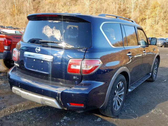 JN8AY2ND2J9056169 - 2018 NISSAN ARMADA SV BLUE photo 4