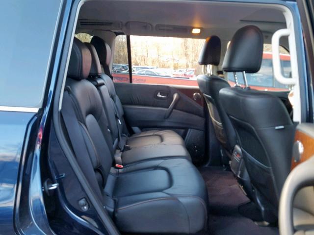 JN8AY2ND2J9056169 - 2018 NISSAN ARMADA SV BLUE photo 6