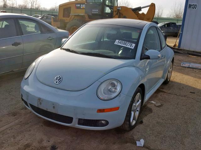 3VWRW3AG6AM035205 - 2010 VOLKSWAGEN NEW BEETLE GREEN photo 2