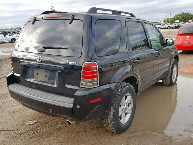 4M2CU39HX7KJ02328 - 2007 MERCURY MARINER HE BLACK photo 4