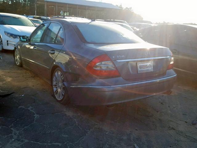 WDBUF56X07B069303 - 2007 MERCEDES-BENZ E 350 GRAY photo 3