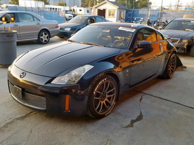 JN1AZ34D76M311549 - 2006 NISSAN 350Z COUPE BLACK photo 2