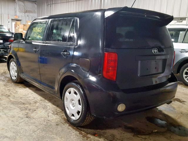 JTLKE50E881012619 - 2008 TOYOTA SCION XB Қара фото 3
