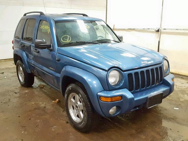 1J4GL58K04W152835 - 2004 JEEP LIBERTY LI BLUE photo 1