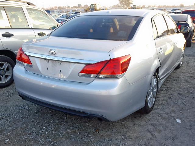 4T1BK3DB7BU380669 - 2011 TOYOTA AVALON BAS Argent photo 4