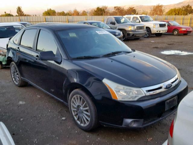 1FAHP36N69W106312 - 2009 FORD FOCUS SES BLACK photo 1